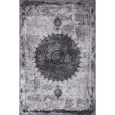 Rectangular carpet Karmen Hali Panama, size 234x340 cm, color Grey/Grey