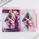 Set "March 8 Orchid in the Rhombus": A5 diary A5 80 sheets and eco -hand