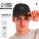 Male cap "13", black color, rr 56