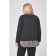 Women's tunic, size 68, black color