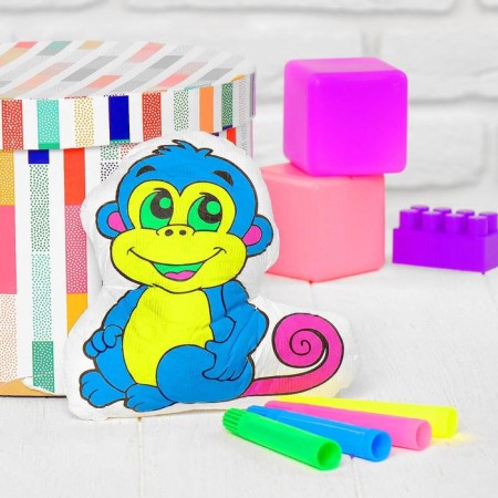 Coloring toy "Monkey" (without markers) in a package