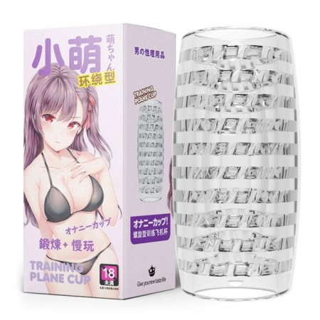 Masturbator Oka-Khpoki Yoni No. 7, gel, reusable, through, transparent