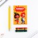 Set: notebook A6, pencils (2 pcs.) And wax crayons (4 pcs.) "Bright emotions"