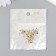 Decor for creativity metal, rhinestones "fish" gold 1.9x1.8 cm