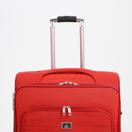 Big suitcase 28 ", lightning department, code castle, 4 wheels, outer pocket, red color-5
