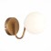 Wall lamp EVOLUCE. Sle220601-01. Calabria. 1x40 W, E14, 15x14.5 cm, golden color