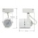 Lamp 1x50W GU10 6x9.5x12 cm, white