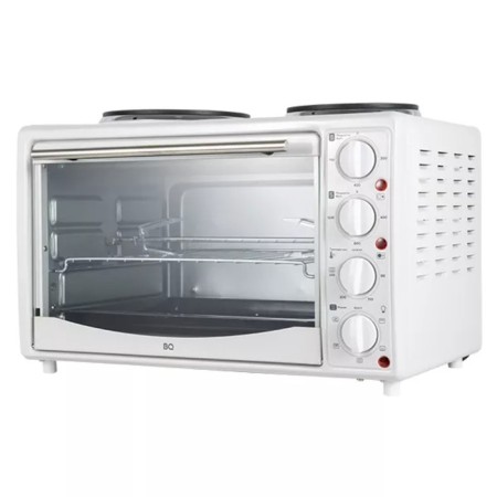 Мини-печь BQ EO3003WGP, 1400 Вт, 30 л, 2 конфорки, белая-1