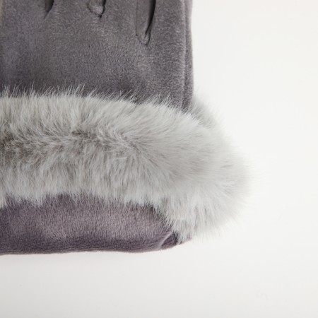 Gloves are female, dimensionless, without insulation, color gray color-3