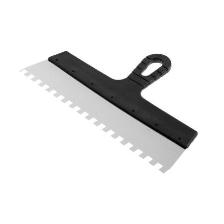 Rolling spatula, 350 mm, tooth 10 mm, stainless steel
