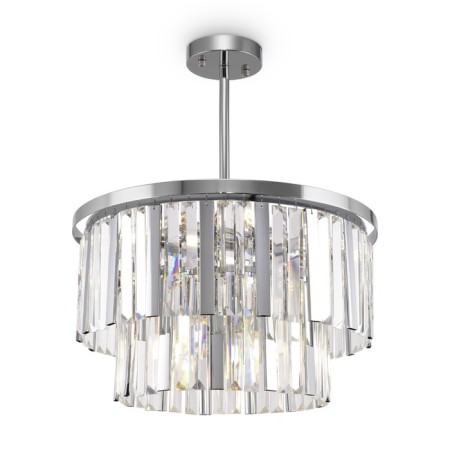 Chandelier 60W, 8XE14, 55x45 cm, chrome