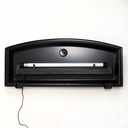 Aquarium "TV" with a lid, 100 liters, 80 x 32.5 x 39.5/44.5 cm, black-2