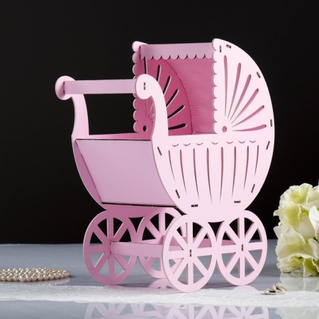 Family Bank "Kolya", plywood, pink, 27x15x33.5 cm-3