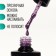 Nail varnish gel, Glitter Flash, 3 phase, 8ml, LED/UV, Transparent/purple color (08)