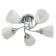 Ceiling lamp 5x40W E27, size 49x49x19 cm
