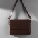 Handle for a bag, with carbines, 60 ± 1 × 2 cm, brown color