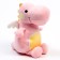 Soft toy "Dino", 23 cm, pink color
