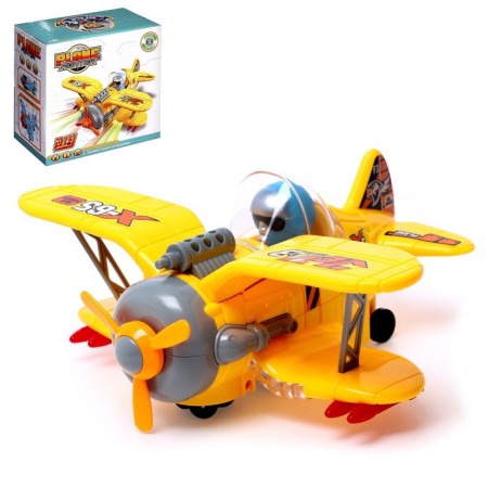 Cournitus aircraft, works on batteries, light and sound effects, mix color
