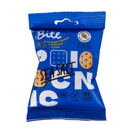 Bite crackers Salt, with sea salt, 60 g