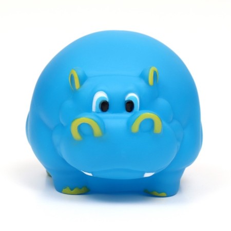 Toy toy "Hippo", 8 x 6 cm, blue-1