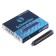 Schneider feathers cartridge, 6 pieces, cobalt, blue, cardboard box