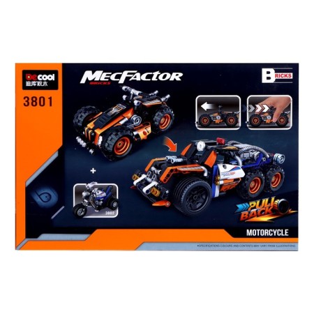 Designer with an inertial mechanism "Race", 265 parts-1