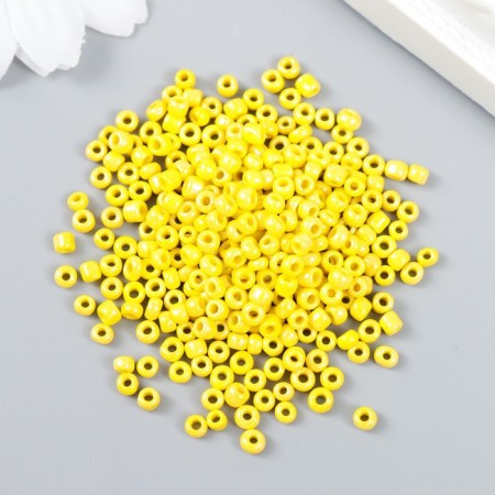 Beads "Zlatka" 08/0, 3 mm, 10 g 0402 Yellow-1