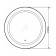 Comforty Mirror Circle 605, LED backing, contactless sensor, 60x60 cm
