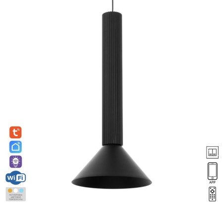 SLIM SLIM Lumber "Lantern" LED 12W 3000K-6000K 48V CRI90 Black 17x17x39-139cm