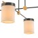 Freya FR5377CL-04B Bogy, 950x950x330 mm ceiling lamp, E14, 4x40W, black color black