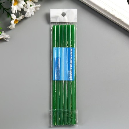 Glue rods for the glue pistol "Green" (set 6 pieces) 7mmx18 cm-3