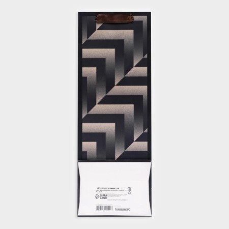 Package laminated for a bottle "Zigzagi", 13 x 36 x 10 cm-2
