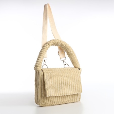 Youth bag on magnet, beige color-3