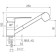 Kitchen mixer "RMS" SL52-014, exhaust watering can, cartridge 40 mm, zinc, chrome