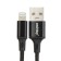 Cable Smartbuy S14, Lightning - USB, 3 A, 2 m, fast charging+data transfer, black
