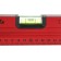 Matrix level, 40 cm, aluminum, 3 eyes, red, ruler