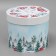 Box Gift round "Congratulations", 15 x 18 cm, New Year