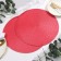 Set of napkins 2 pcs. Dolyana "Classic", central red, D 38 cm