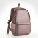 Women's backpack of artificial leather on the zipper Textura, color gray color