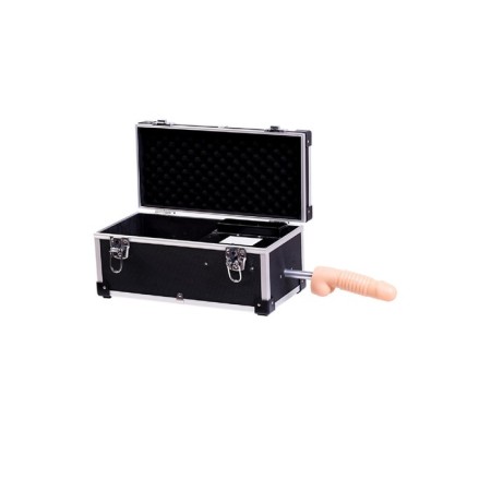 Sex Machine suitcase Diva Tool Box, 2 interchangeable nozzles, black color, 41 cm-3