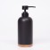 Vils K-6199 liquid soap dispenser, black/tree color