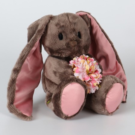 Soft toy "LI with flowers", bunny-2