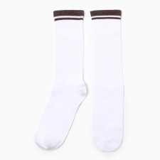 Male socks, white/brown color, rr 27