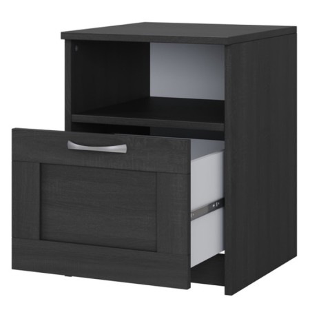 Cleat cabinet with one box "Sirius", 390 × 410 × 530 mm, color of wenge-1