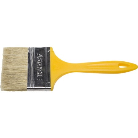 Brush flat Stayer Universal, natural bristles, plastic pen, 100 mm, 4 "-1