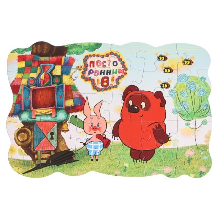 Contour maxi-puzzle "Winnie Pooh", 30 elements-2