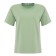 T-shirt female plain Minaku Regular Fit: olive color, river 42
