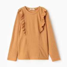 Longslit for a girl, mustard color, height 140 cm