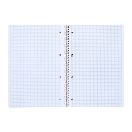 A4 notebook, 80 sheets in a cage on the crest Impressions, cover coated cardboard, selective varnish, hard substrate, mix-1