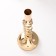 Summary metal per 1 candle d = 2 cm "Adelin" gold 9x9x25 cm